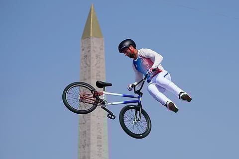 Cycling BMX freestyle men's park qualification